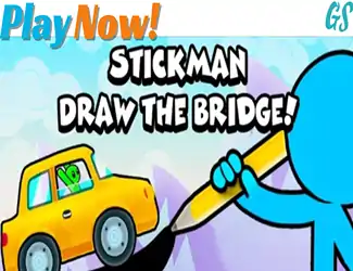 stickman draw the bridge